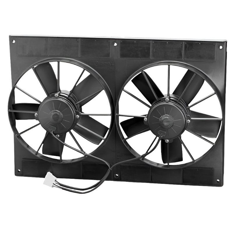 SPAL 2720 CFM 11in Dual High Performance Fan - Pull (2VA06-AP70/LL-37A) - SPAL SPL30102052