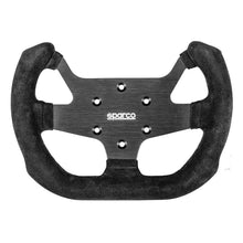 Load image into Gallery viewer, Sparco F-10A 015P271SSN black suede six-hole racing steering wheel