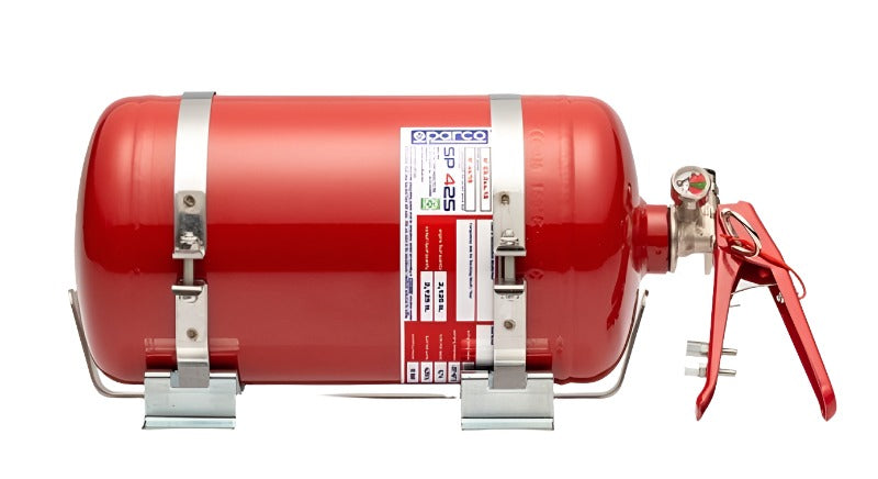 SPA014772MSL-Sparco 4.25 Liter Mechanical Steel Extinguisher System-Fire Safety-SPARCO