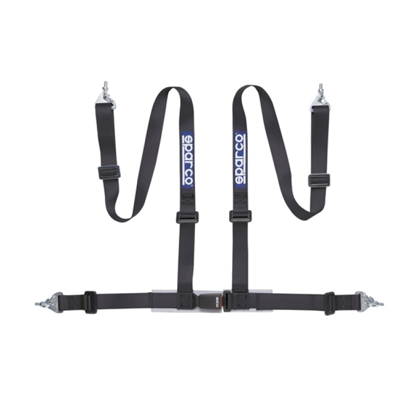 Sparco Belt 2 Inch Black 4Pt Snap-In - Black Ops Auto Works