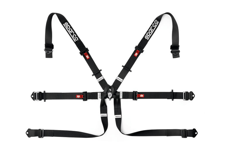 Sparco Formula 6-Point 2" Black Harness 04819H2NR