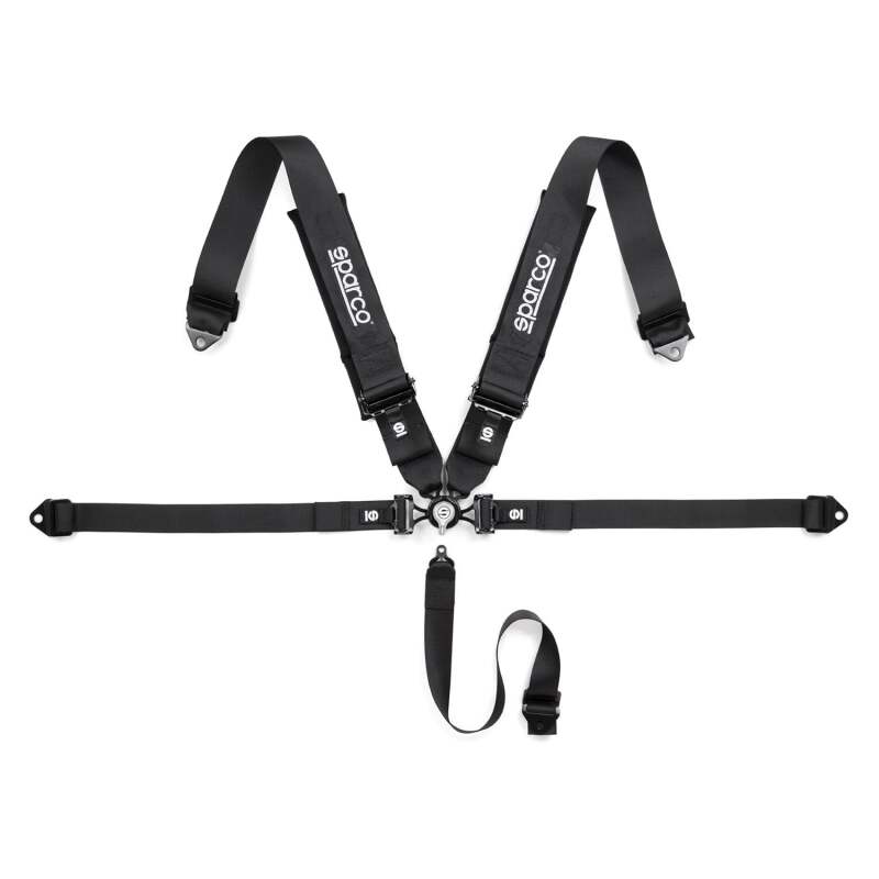 SPARCO Sparco Club H-4R 5-Point Recreational Harness, Black