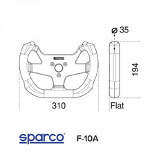 Load image into Gallery viewer, Sparco F10A Suede Black Steering Wheel SPARCO SPA015P270SSN