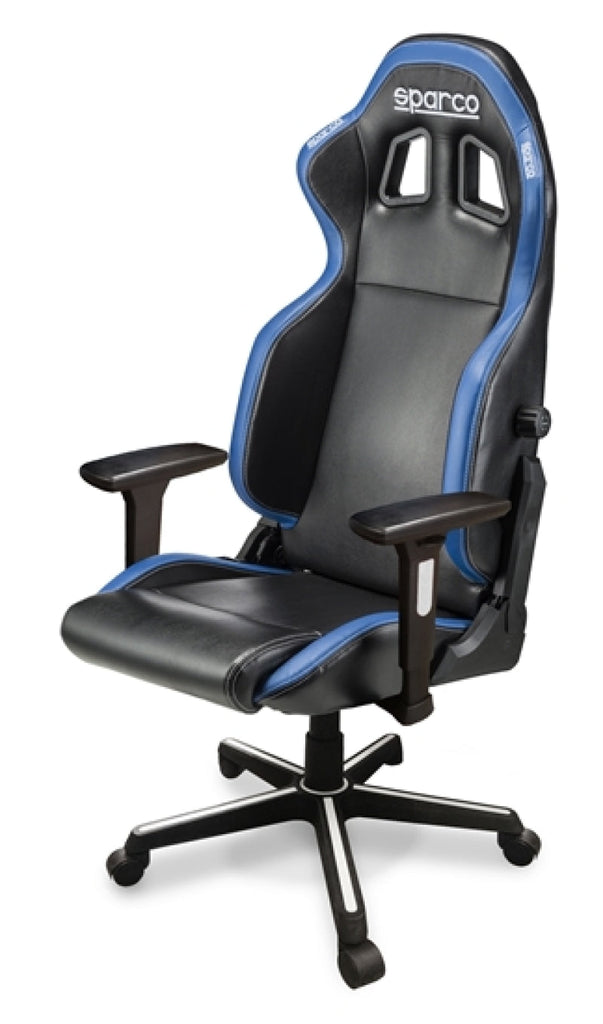 Sparco Game Chair ICON BLK/BLU - Black Ops Auto Works