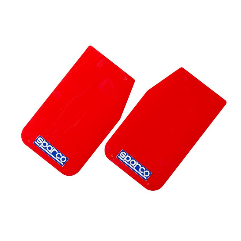 Sparco Mud Flap Pair Red SPARCO SPA03791RS