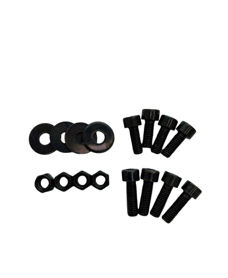 Sparco Seat Hardware Spacer Kit Bottom Mount - Black Zinc - Black Ops Auto Works