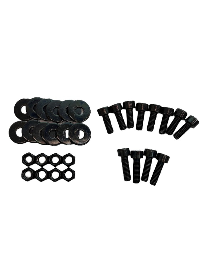 Sparco Seat Hardware Spacer Kit Side Mount - Black Zinc - Black Ops Auto Works