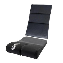 Load image into Gallery viewer, Sparco Evo seat pad full view black