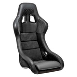 Sparco QRT-C Performance Carbon Racing Seat, Black/Black