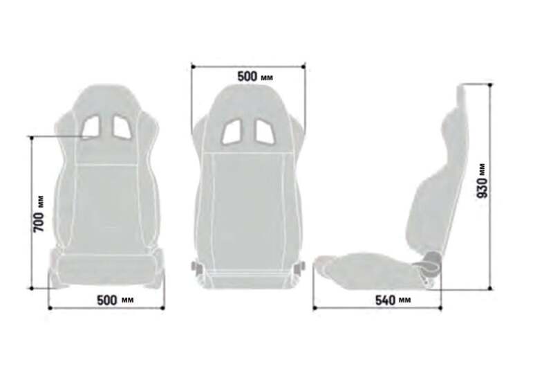 SPARCO SPA009014NRAZ Sparco Seat R100 Black/Blu image 2
