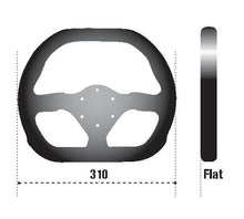 Load image into Gallery viewer, Sparco Steering Wheel 310X260 Suede Black SPARCO SPA015P310F2SN