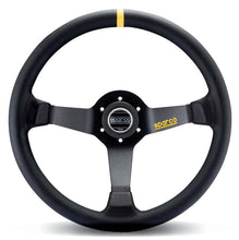 Load image into Gallery viewer, Sparco Steering Wheel 345 Leather Black SPARCO SPA015R345MLN