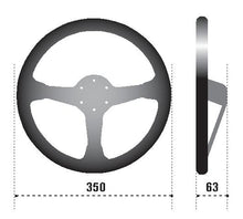 Load image into Gallery viewer, Sparco Steering Wheel 345 Suede Black SPARCO SPA015R345MSN