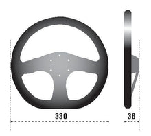 Load image into Gallery viewer, Sparco Steering Wheel 353 Suede Black (NO HORN INCLUDED) SPARCO SPA015R353PSN