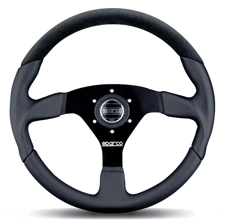 Sparco Steering Wheel L505 Lap 5 Blk/Blk/Blk SPARCO SPA015TL522TUV