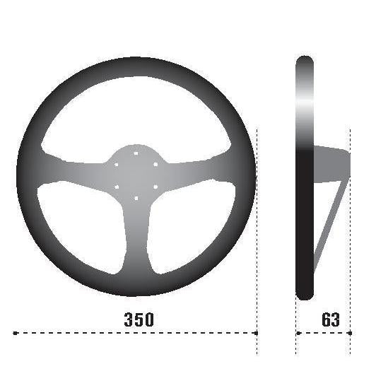 Sparco Steering Wheel L777 Suede Black SPARCO SPA015L800SC