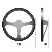 Load image into Gallery viewer, Sparco Steering Wheel L777 Suede Black SPARCO SPA015L800SC