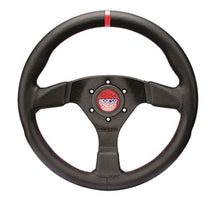 Load image into Gallery viewer, Sparco Steering Wheel R383 Champion Black Leather / Red Stiching - Black Ops Auto Works