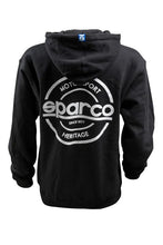 Load image into Gallery viewer, Sparco Sweatshirt Hooded S-Seal Blk Lrg SPARCO SPASP03300NR3L