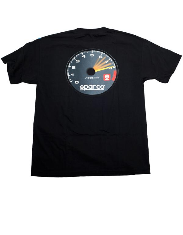 Sparco T-Shirt Tach Blk Med SPARCO SPASP01600NR2M