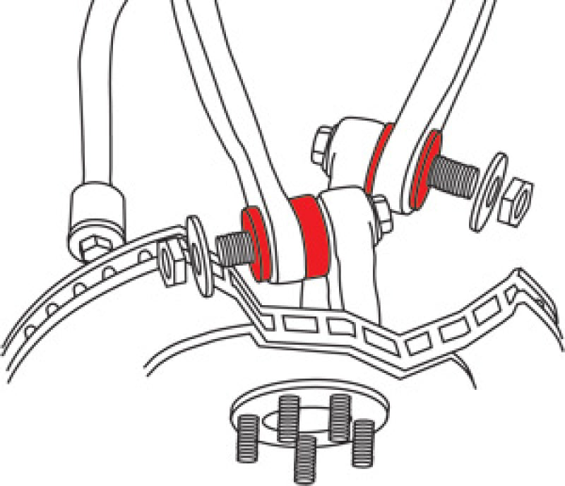 SPC Performance 05-12 Chrysler 300/Charger/09-12 Challenger Rear Upper Control Arm Bushing Kit-Control Arms-SPC Performance-082642660507-