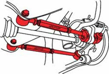 Load image into Gallery viewer, SPC Performance 93-07 Subaru Impreza (All) Rear EZ Arm XR Adjustable Control Arms-Control Arms-SPC Performance-082642676409-