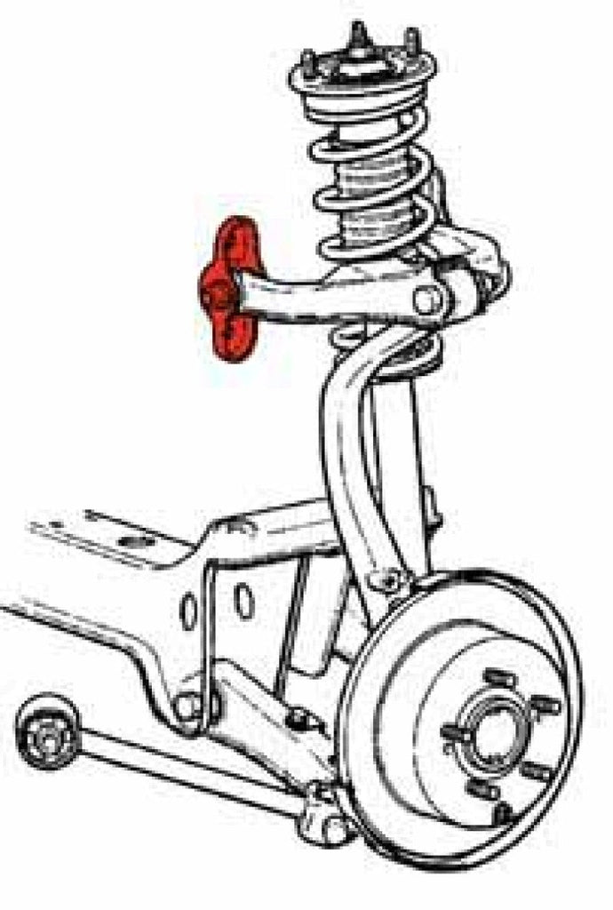 SPC Performance 95-05 Mitsubishi Eclipse/95-06 Chrysler Sebring Rear Camber Kit w/Spacers-Camber Kits-SPC Performance-082642736202-