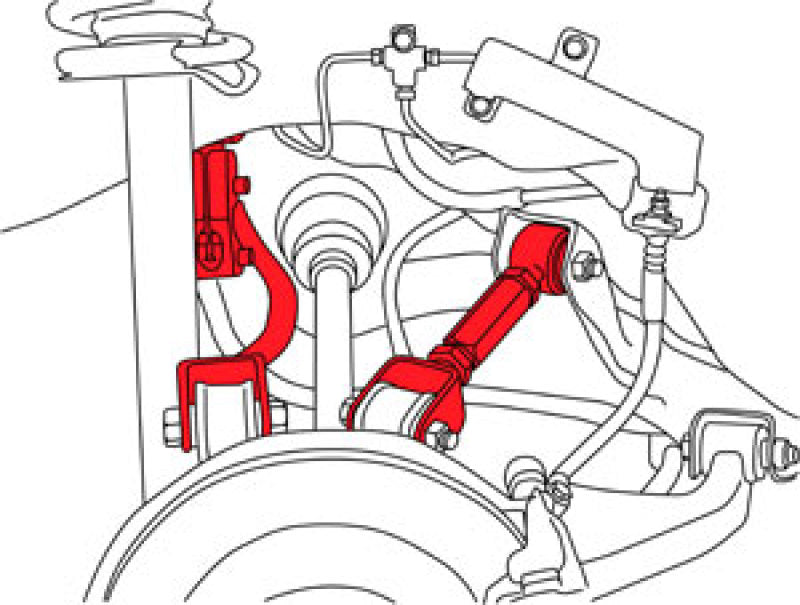 SPC Performance 95-98 Nissan 240SX Rear Passenger Side Adjustable Control Arm-Control Arms-SPC Performance-082642677765-