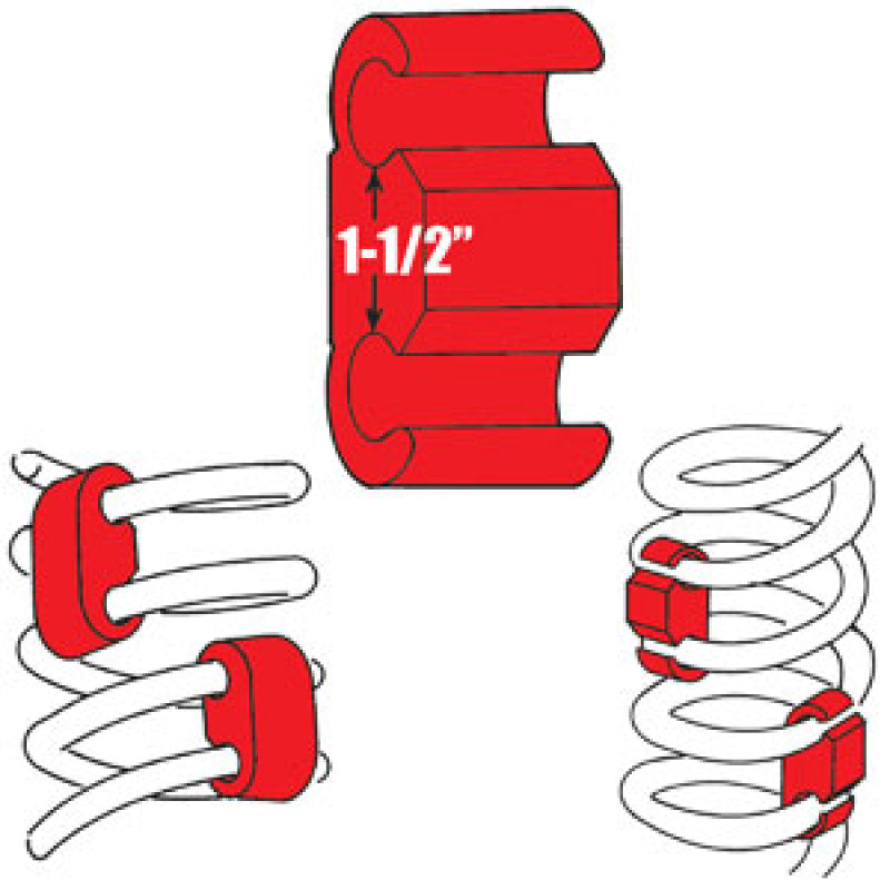SPC Performance COIL SPRG STABILIZER (4)-Spring Insulators-SPC Performance-082642247906-