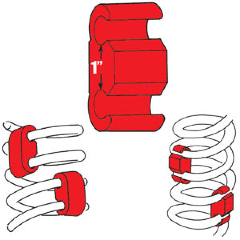SPC Performance COIL SPRG STABILIZER (4)-Spring Insulators-SPC Performance-082642249603-