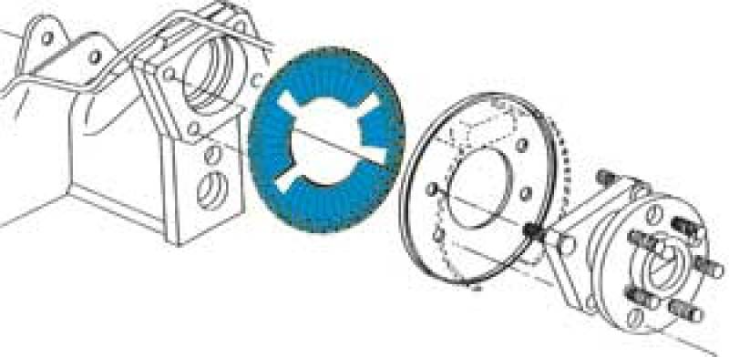 SPC Performance EZ Shim Dual Angle Camber/Toe Shim (Blue)-Alignment Kits-SPC Performance-082642752004-