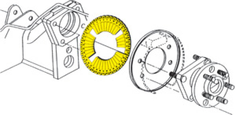 SPC Performance EZ Shim Dual Angle Camber/Toe Shim (Yellow)-Alignment Kits-SPC Performance-082642756002-