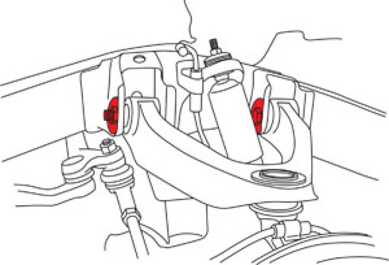 SPC Performance NISSAN CAM BOLT KIT-Camber Kits-SPC Performance-082642875208-