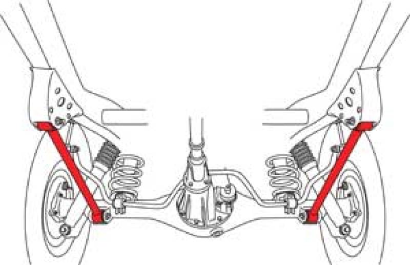 SPC Performance 91-97 Toyota Landcruiser Rear Lower Control Arms (Pair) - SPC Performance 25960