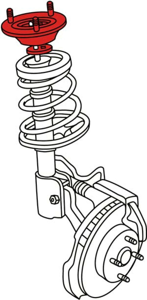 SPC Performance 00-10 Ford Focus Front Adjustable Strut Mount - SPC Performance 81320
