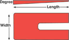 Load image into Gallery viewer, SPC Performance SPC Performance Zinc Alignment Shims, 2.5 x 5 x 3.0 Degree