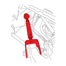 Load image into Gallery viewer, Adjustable toe arm installed on Ford Explorer rear suspension