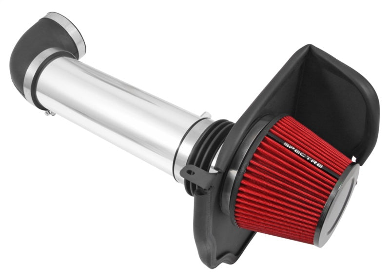 Spectre 11-17 Dodge Challenger/Charger 5.7L V8 Air Intake Kit - Polished w/Red Filter - Black Ops Auto Works
