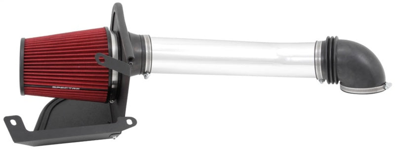 Spectre 14-15 GM Silverado/Sierra V8-5.3L F/I Air Intake Kit - Polished w/Red Filter - Black Ops Auto Works