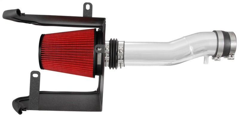 Spectre 16-18 Toyota Tacoma V6-3.5L F/I Air Intake Kit - Polished w/Red Filter - Black Ops Auto Works