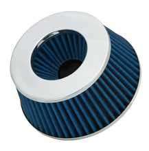 Load image into Gallery viewer, Spectre Adjustable Conical Air Filter 2-1/2in. Tall (Fits 3in. / 3-1/2in. / 4in. Tubes) - Blue - Black Ops Auto Works