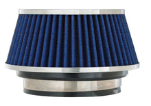 Load image into Gallery viewer, Spectre Adjustable Conical Air Filter 2-1/2in. Tall (Fits 3in. / 3-1/2in. / 4in. Tubes) - Blue - Black Ops Auto Works