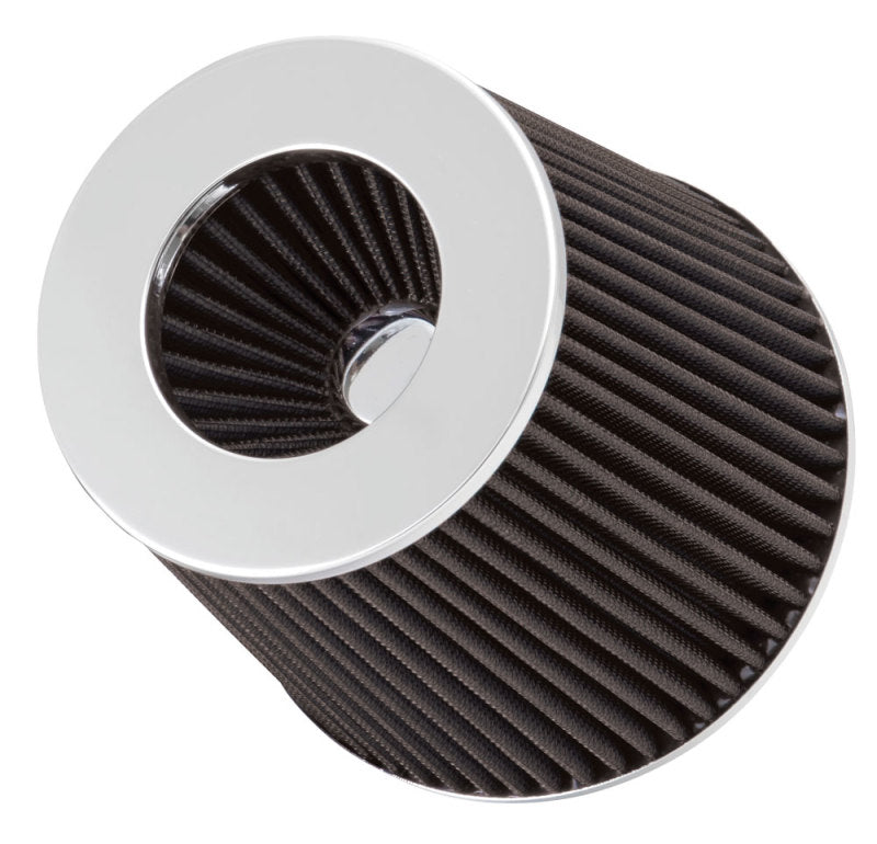 Spectre Adjustable Conical Air Filter 5-1/2in. Tall (Fits 3in. / 3-1/2in. / 4in. Tubes) - Black - Black Ops Auto Works