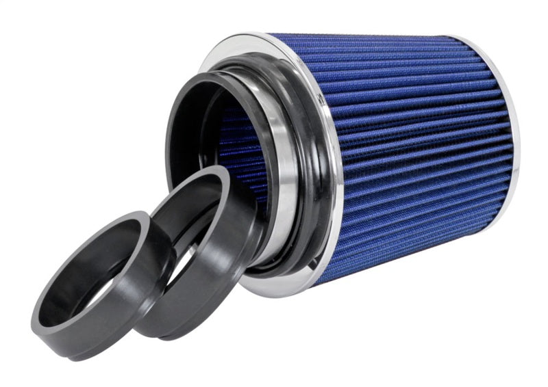 Spectre Adjustable Conical Air Filter 5-1/2in. Tall (Fits 3in. / 3-1/2in. / 4in. Tubes) - Blue - Black Ops Auto Works