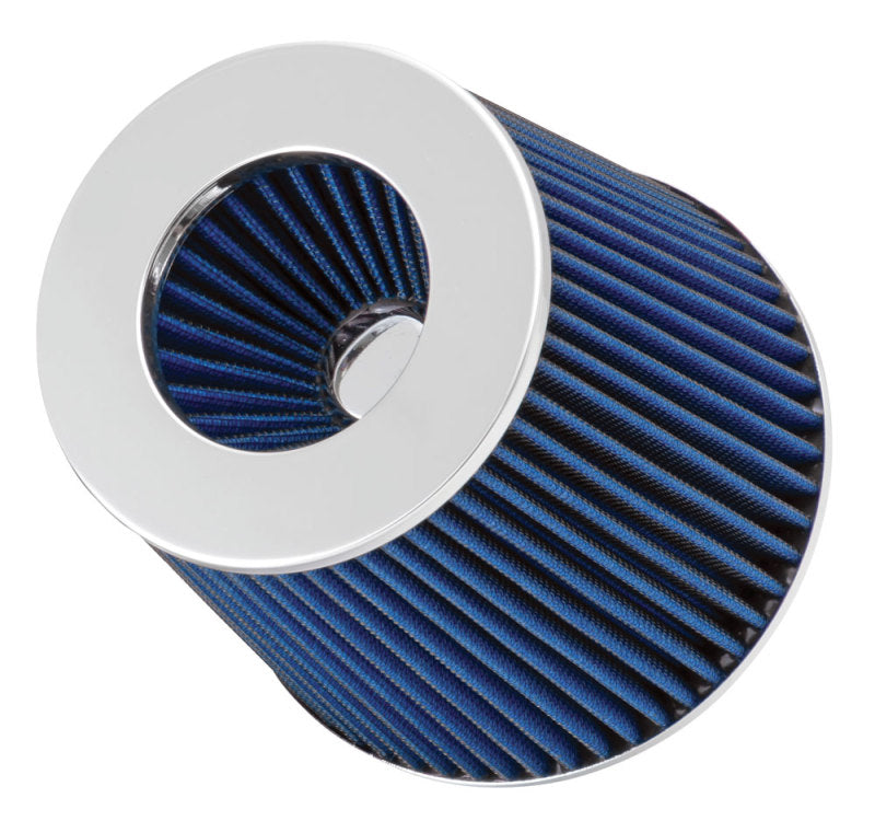 Spectre Adjustable Conical Air Filter 5-1/2in. Tall (Fits 3in. / 3-1/2in. / 4in. Tubes) - Blue - Black Ops Auto Works