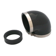 Load image into Gallery viewer, Spectre Coupler Elbow Reducer 3in. / 90 Degree w/2.5in. Insert (PVC) - Black - Black Ops Auto Works