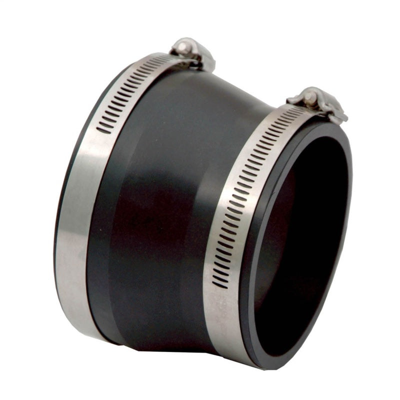 Spectre Coupler/Reducer 4in. to 3.5in. (PVC) - Black - Black Ops Auto Works