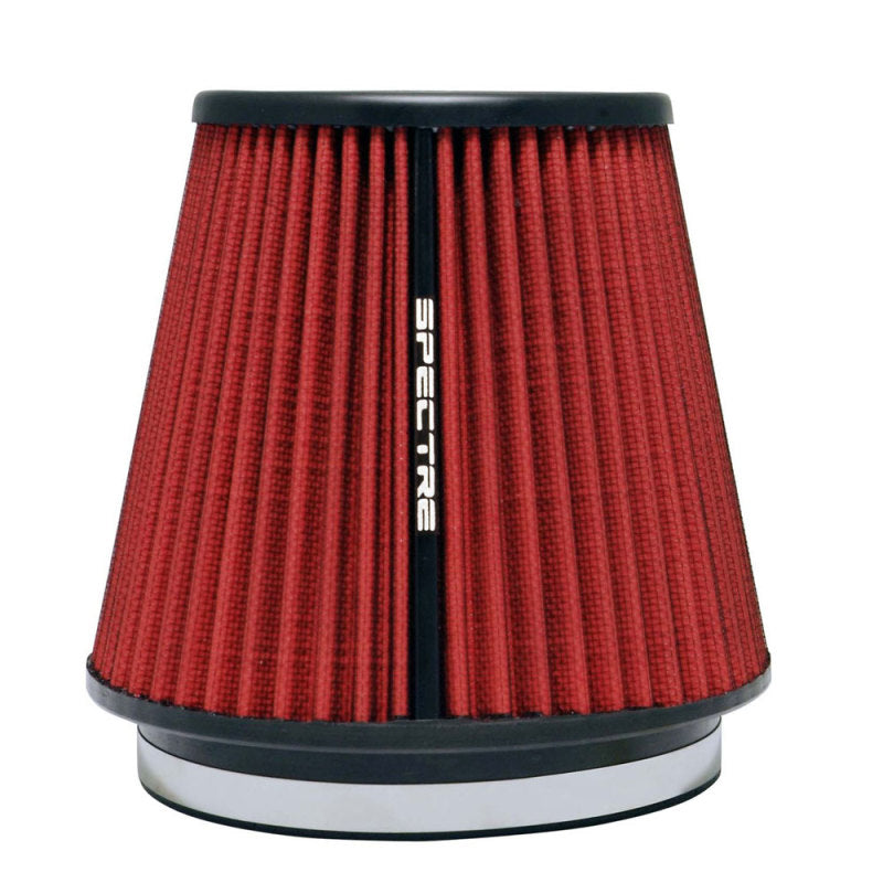 Spectre HPR Conical Air Filter 6in. Flange ID / 7.313in. Base OD / 7in. Tall - Red - Black Ops Auto Works