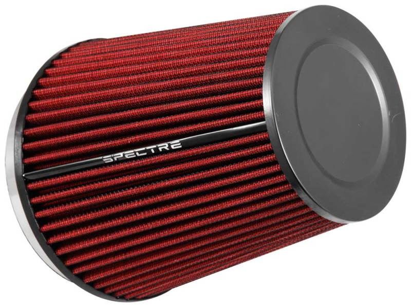 Spectre HPR Conical Air Filter 6in. Flange ID / 7.719in. Base OD / 8.5in. Tall - Red - Black Ops Auto Works