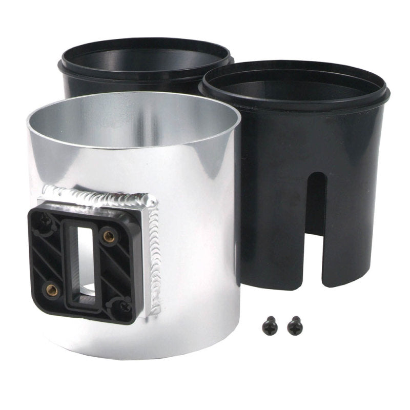 Spectre Mass Air Flow Sensor Adapter Kit (4in.) - Aluminum - Black Ops Auto Works